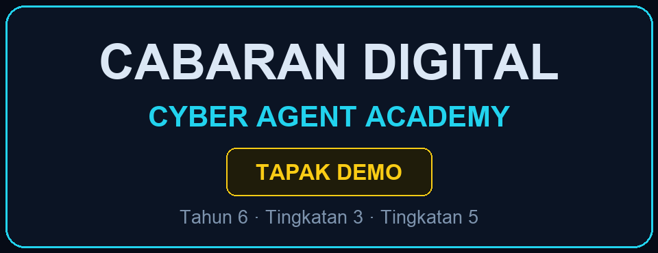 Cabaran Digital — Cyber Agent Academy (Demo)